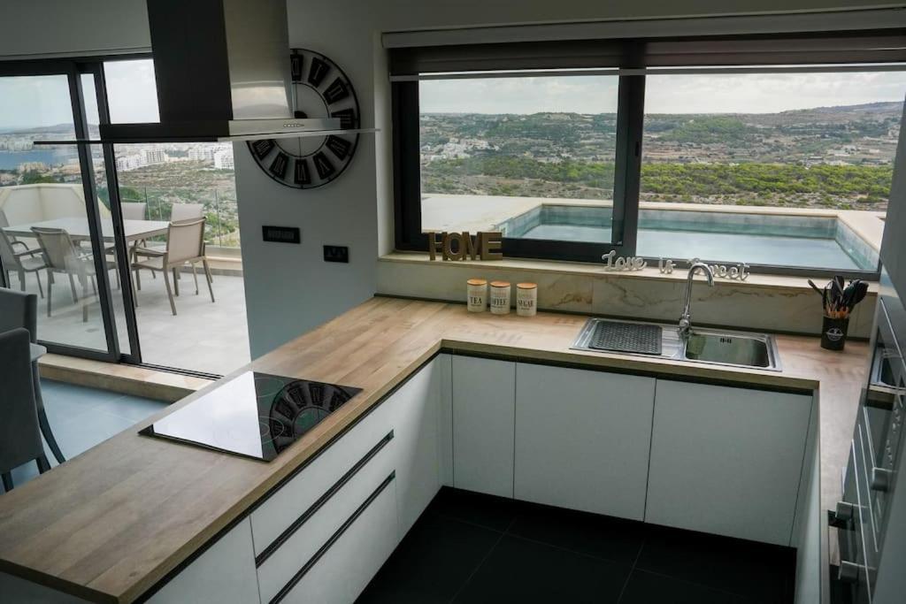 Lux Sea&Country Views With Pool Mellieha Exterior foto